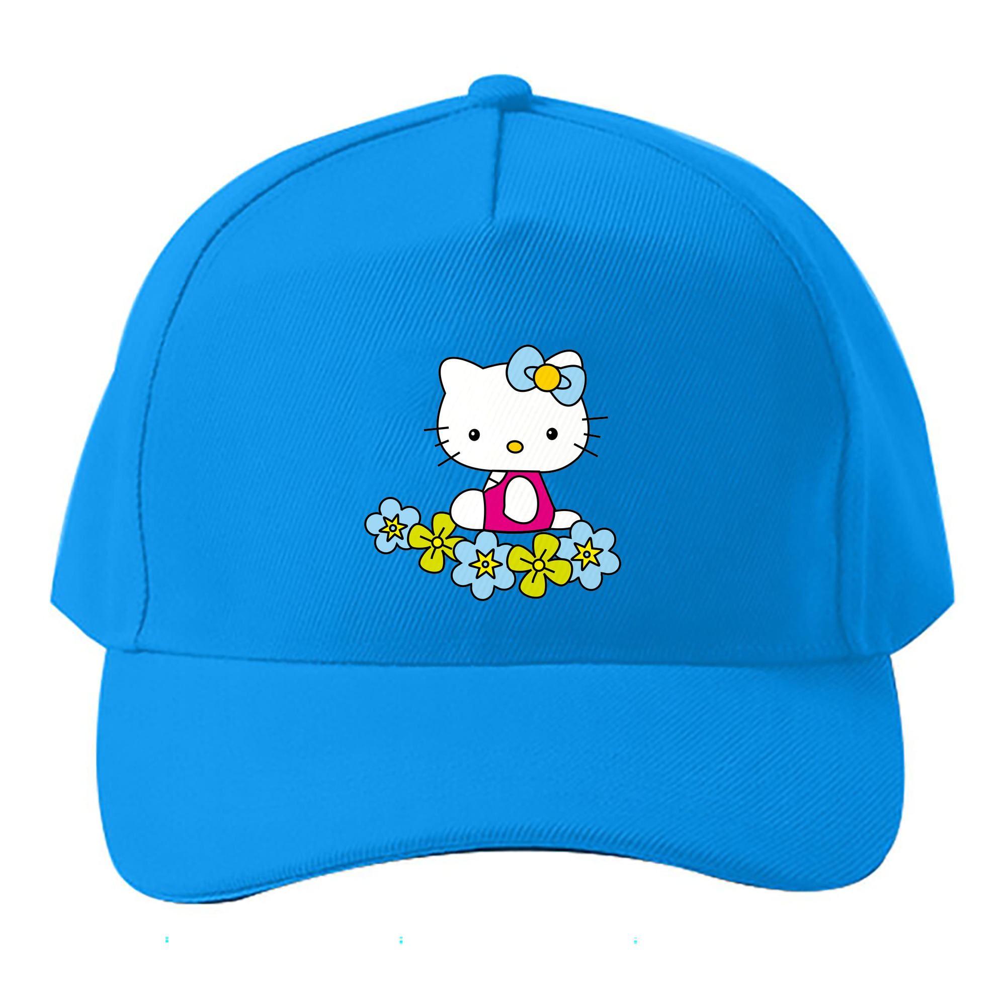 （画像用） Hello Kitty ハローキティ ベースボールキャップ 綿100％ 男女兼用 帽子 スポーツ
